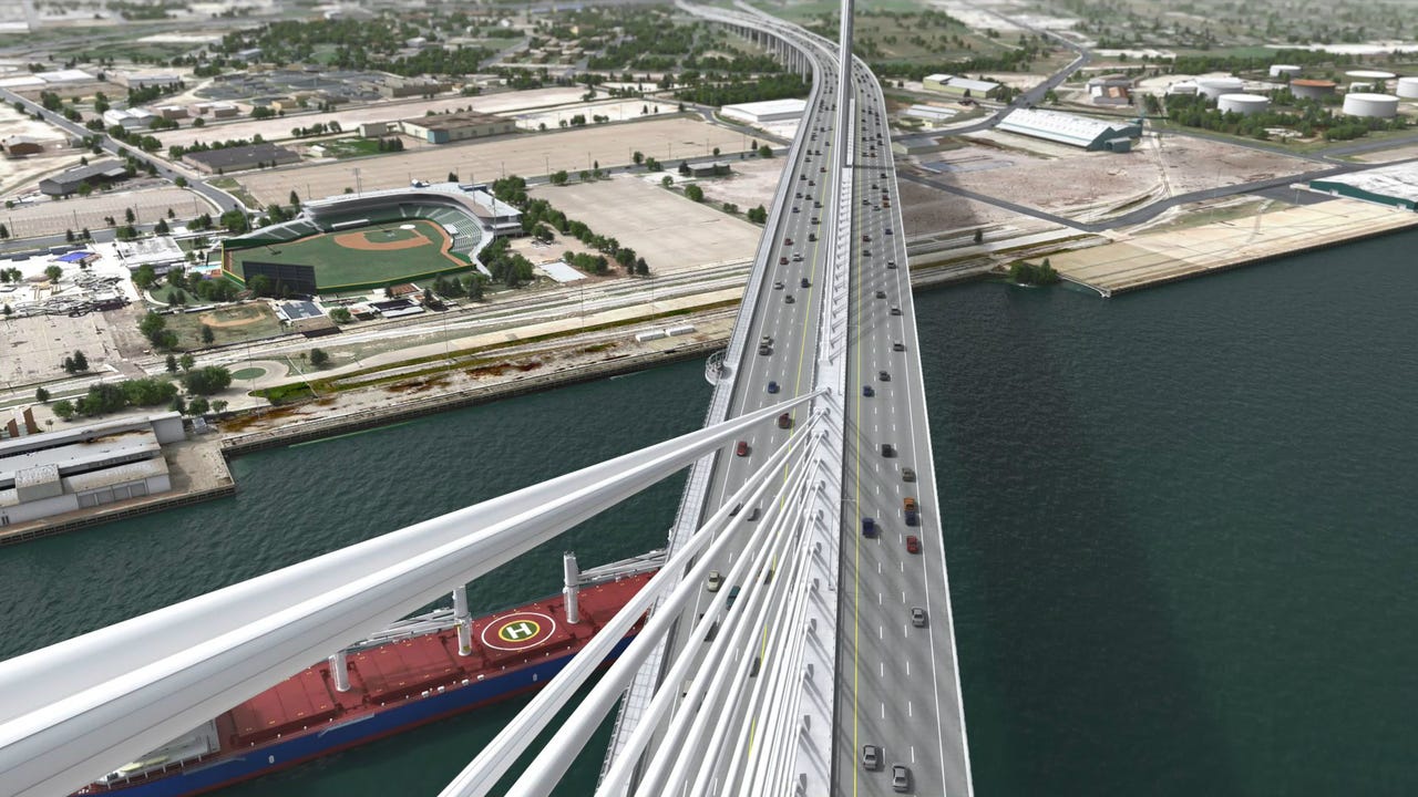 Harbor Bridge Replacement Video Rendering