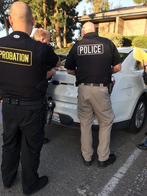 Officers conducted a sex offender compliance sweep in Ventura on Friday, arresting six at a total of 13 locations.