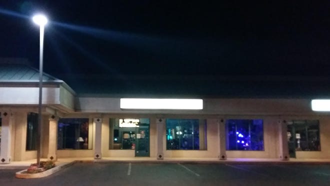 Bob Ruffa Electric is one of the many to show its support with blue lights.