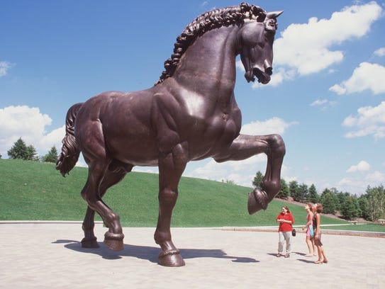 The colossal, 24-foot-tall Leonardo da Vinci's Horse