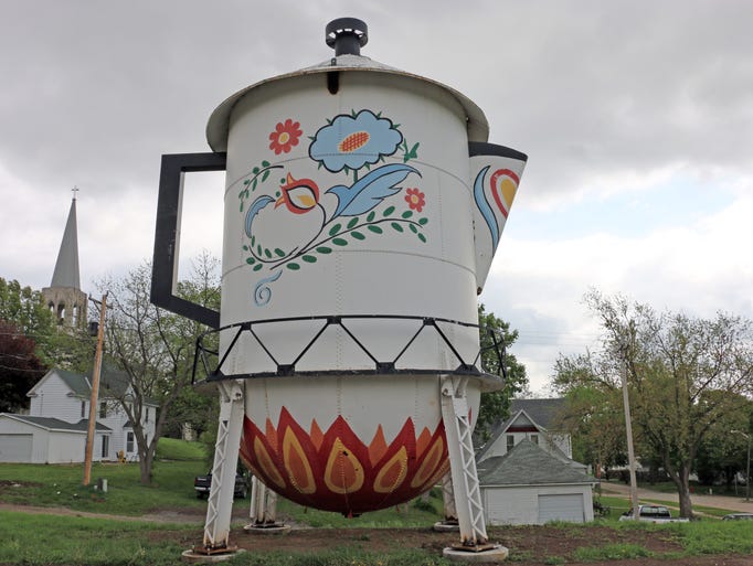 6 photos Stanton's coffeepot water tower