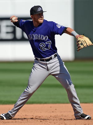 Trevor Story hit 20 home runs between Class AA and AAA in 2015.