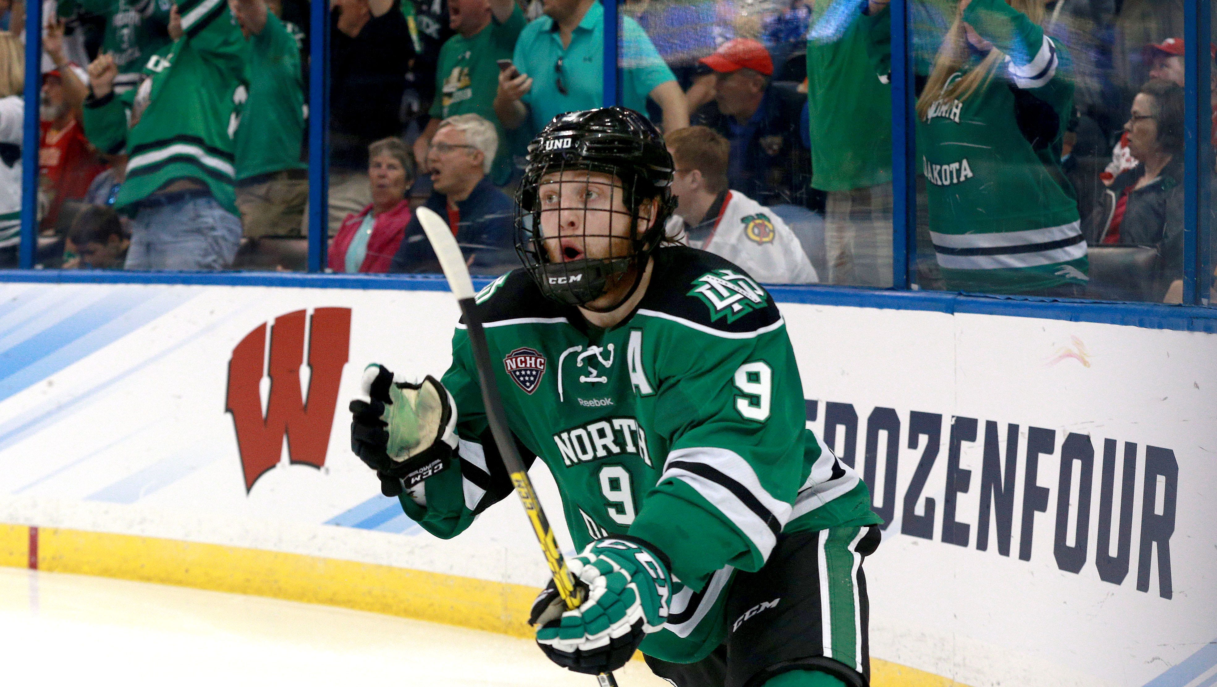 North Dakota beats Quinnipiac 51 to capture NCAA hockey title