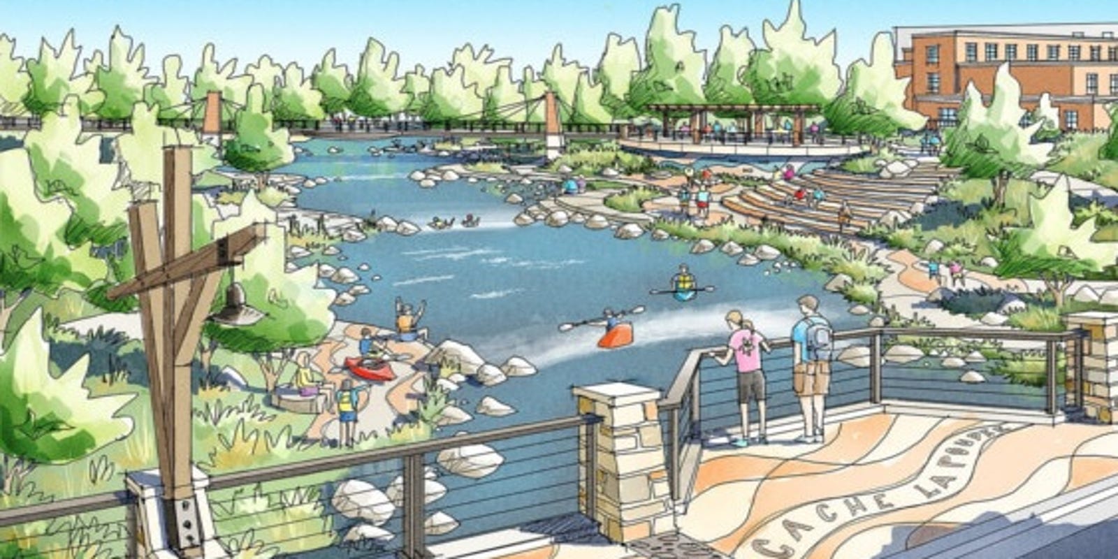 Downtown Fort Collins River Park Awaits Green Light