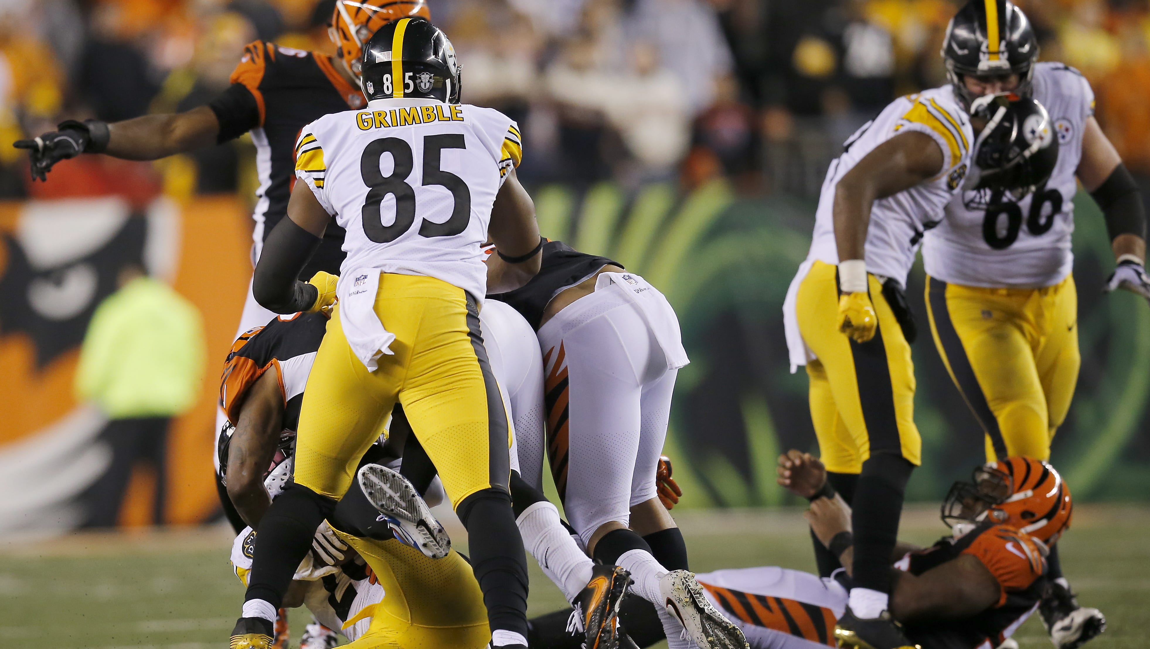 nfl play by play bengals and pittsburgh game