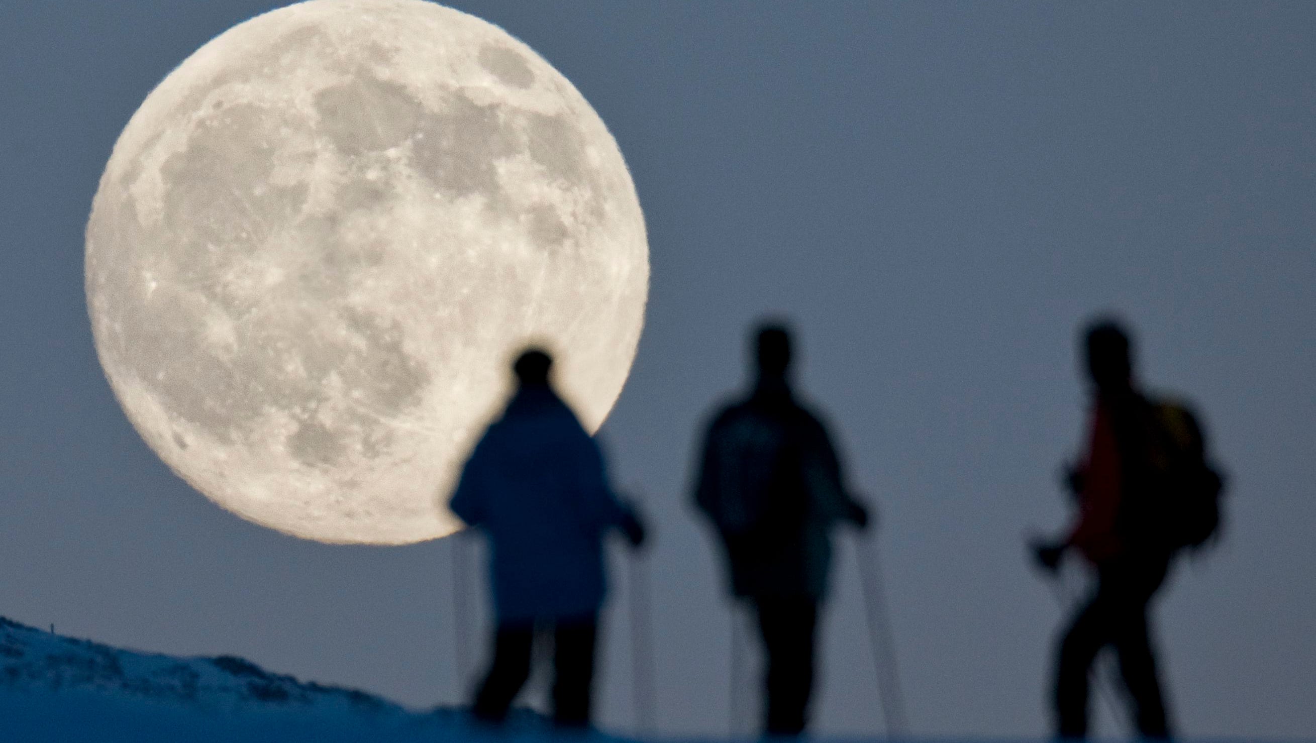 Here comes the snow moon!