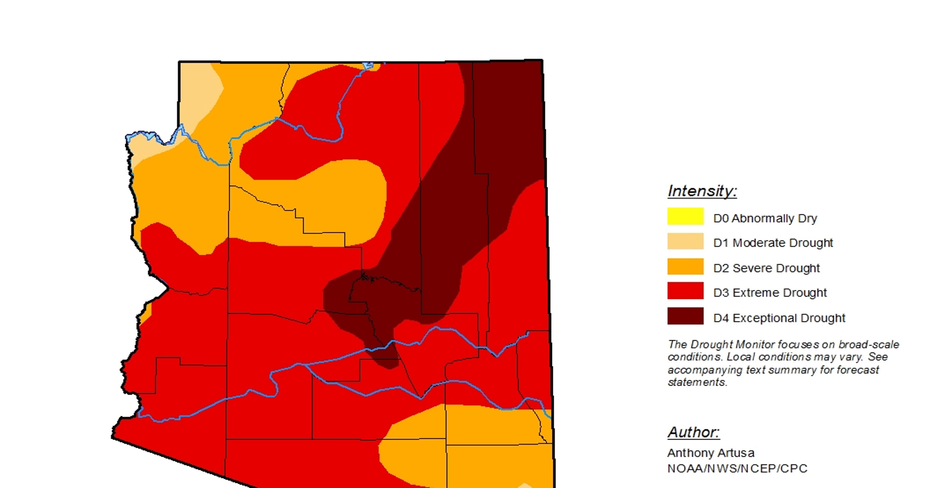 Arizona weather: Drought conditions worsen ahead of monsoon