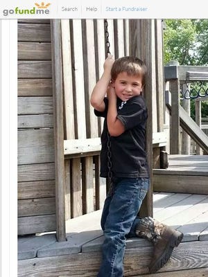 Screenshot of Logan T. Meyer, a 7-year-old boy killed by a Rottweiler on Friday night.