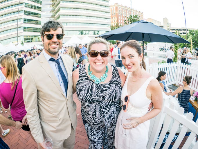 Nick Renkoski, 32, Annie Brandt, 33, and Liz Lidgett,