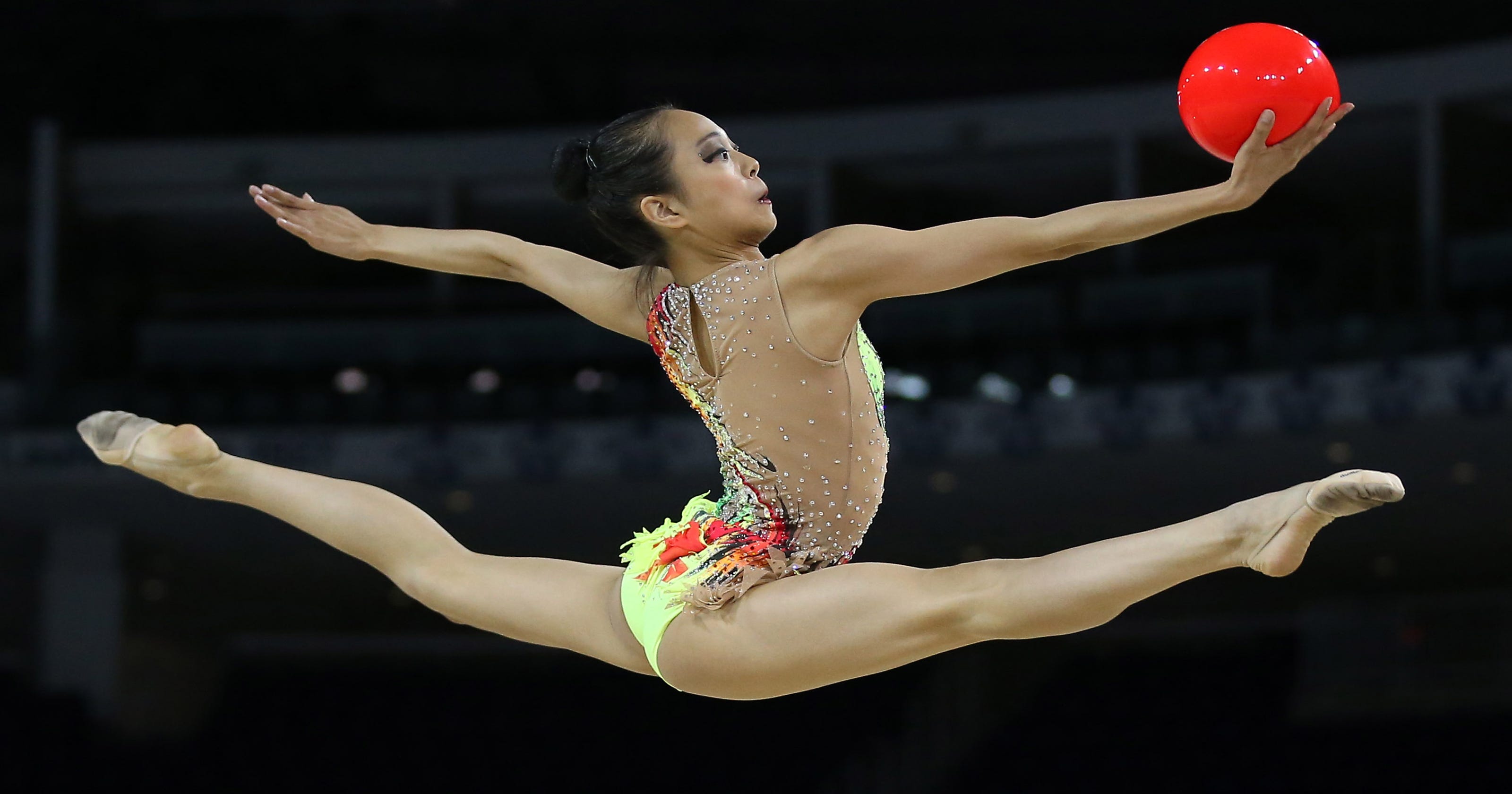 Rhythmic Gymnast Shows Sport Is More Than Prancing Around 