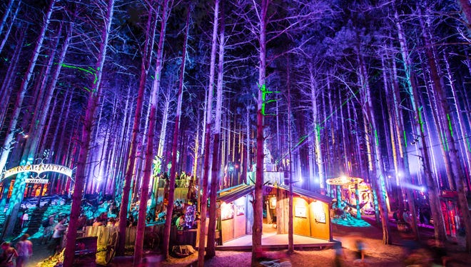 Sherwood Forest at the Electric Forest festival.