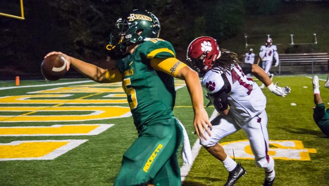 Scenes from Reynolds vs. Asheville on Oct. 13. The Rockets beat the Cougars 35-0.