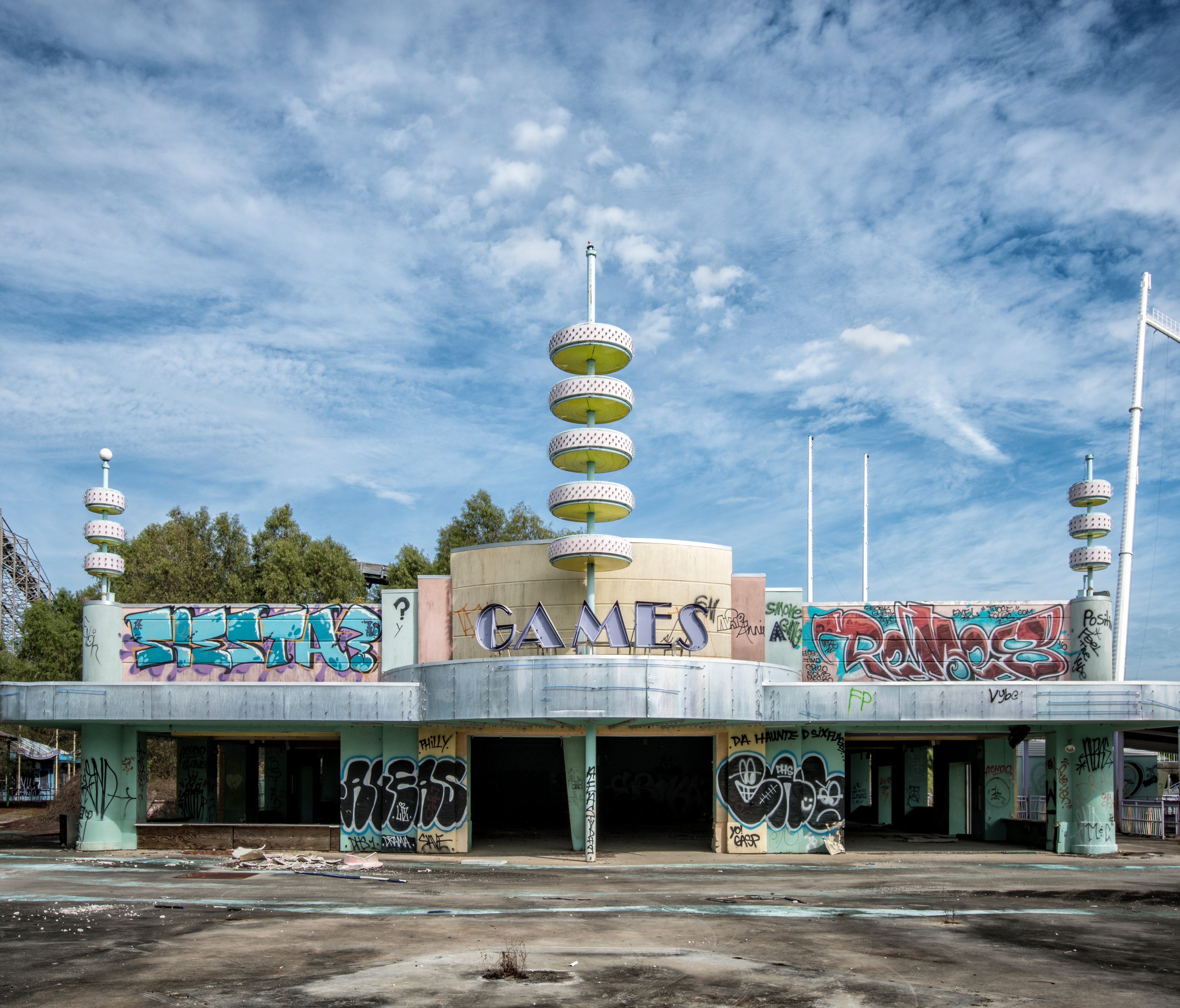 As of 2018 things are looking up for the property. There is what appears to be a solid plan to reopen the property as an amusement park again - a hopeful sign of recovery and growth for the area.