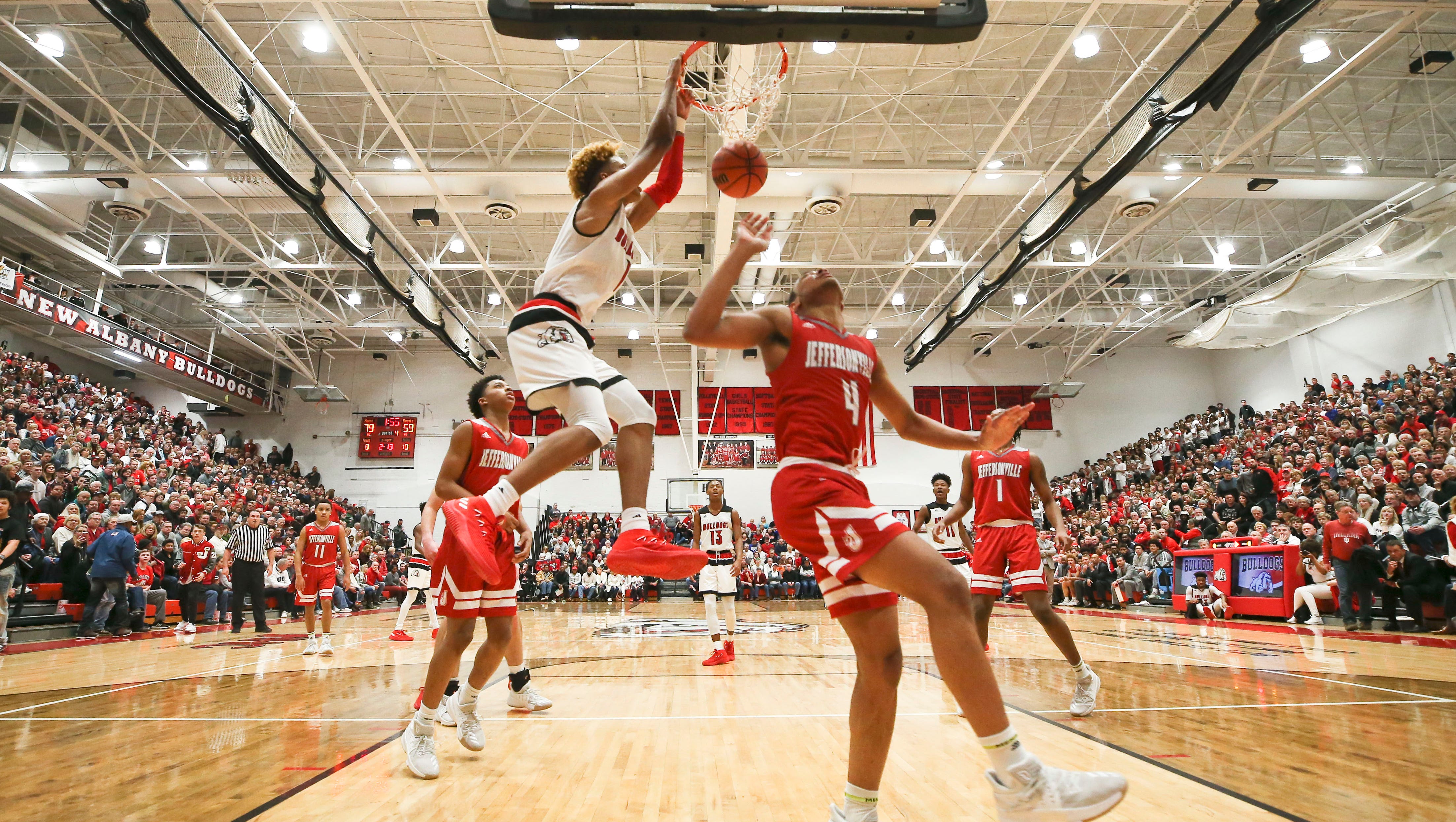 Ihsaa Basketball New Albany Boys Dismantle Rival Jeffersonville