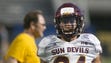 ASU defensive back Chase Lucas looks on during a Spring