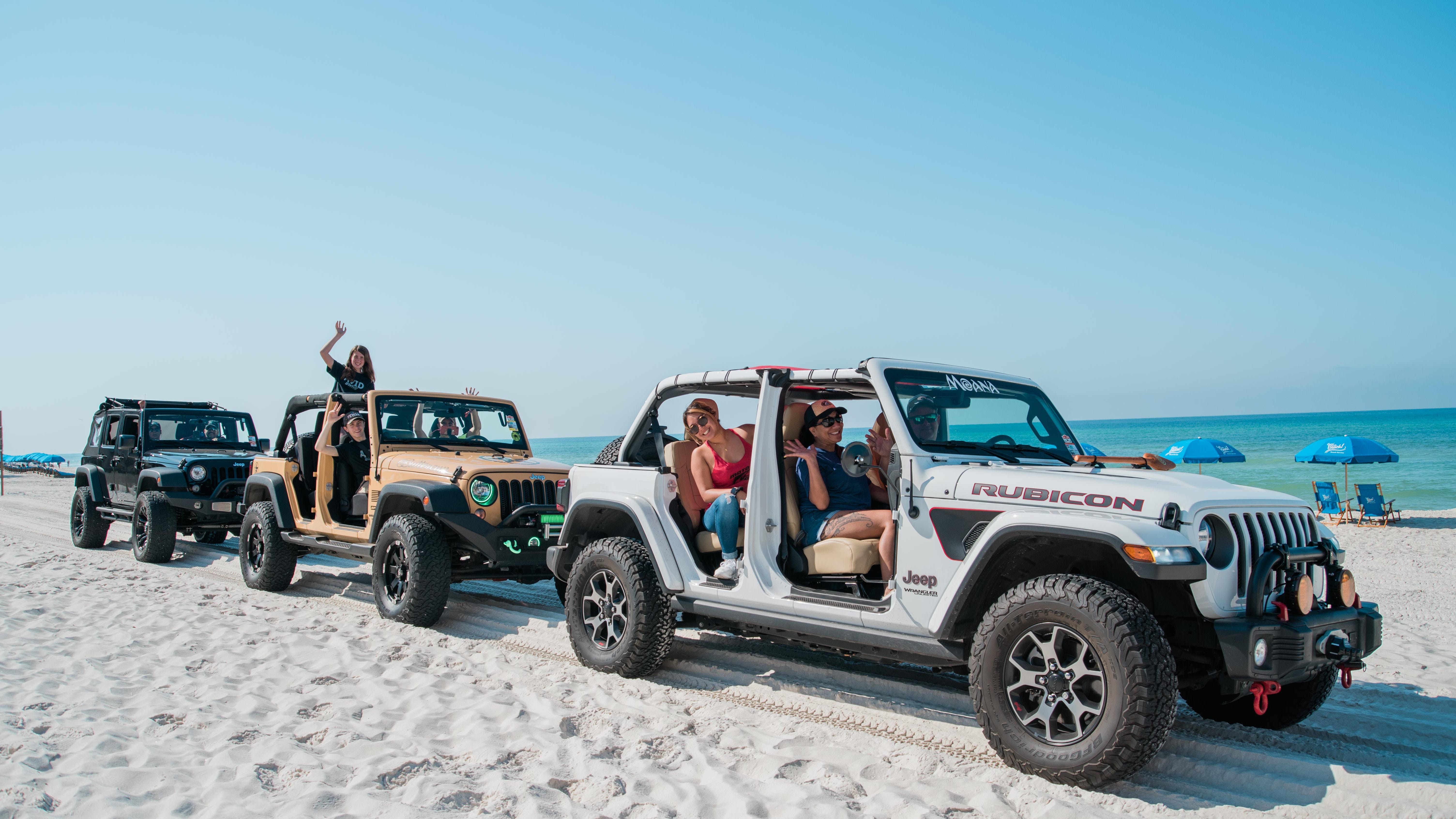 Cruise the beach at Florida Jeep Jam