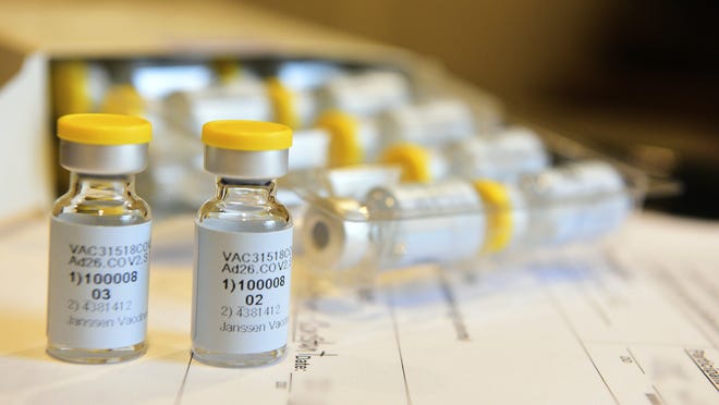 FILE - This September 2020 photo provided by Johnson & Johnson shows a single-dose COVID-19 vaccine being developed by the company. A late-stage study of Johnson & Johnson's COVID-19 vaccine candidate has been paused while the company investigates whether a study participant's "unexplained illness" is related to the shot, the company announced Monday, Oct. 12, 2020.