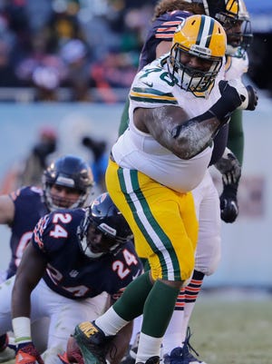 Mike Daniels is the defensive player of the year on the all-NFC North team.