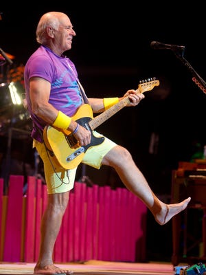 Jimmy Buffett performs May 29 at the Cynthia Woods Mitchell Pavilion in The Woodlands, Texas.