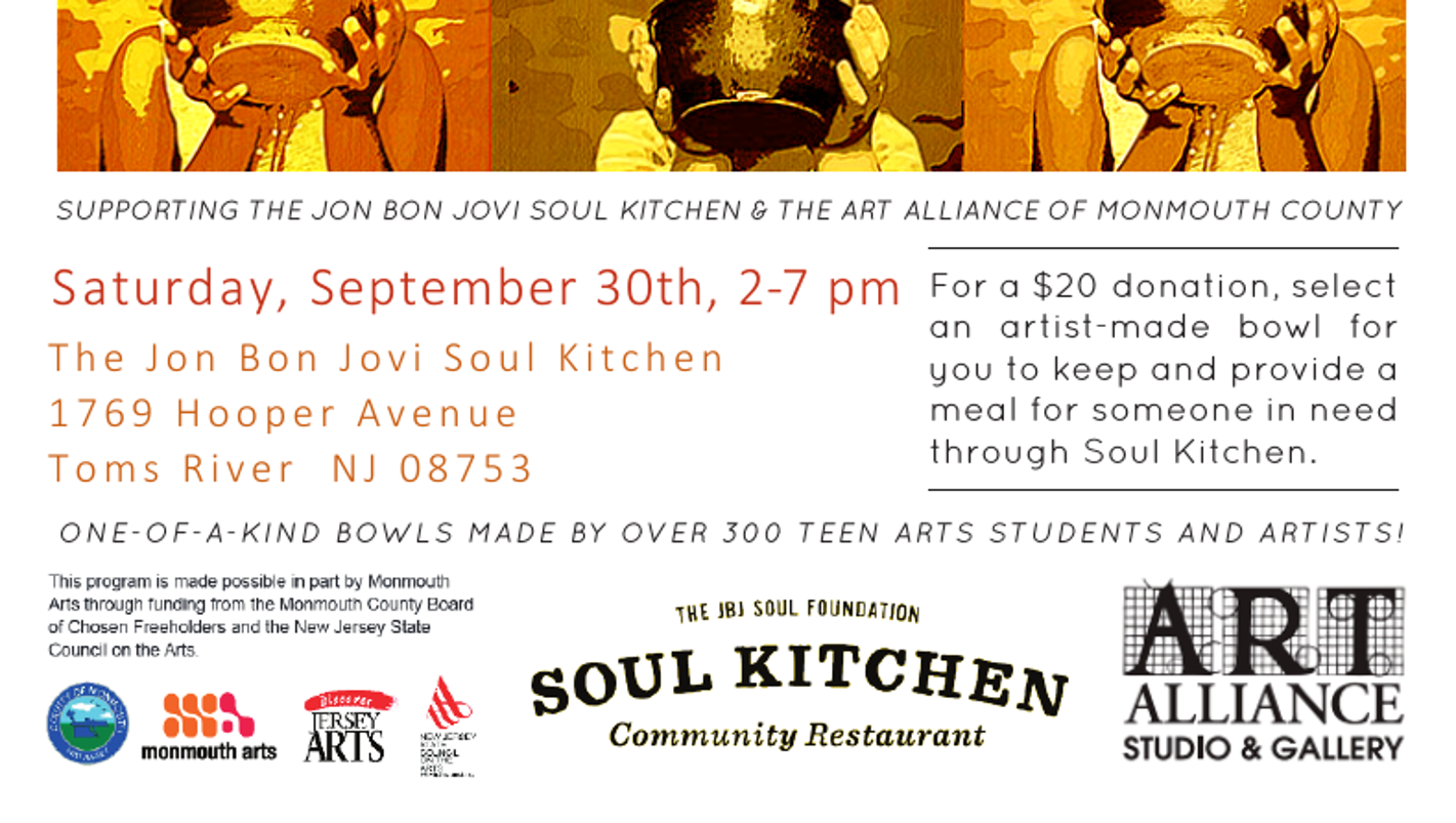 Empty Bowls Event At JBJ Soul Kitchen Toms River