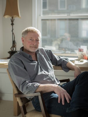 Author Erik Larson at home in New York City. His new book, 'Dead Wake,' is about the sinking of the Lusitania.
