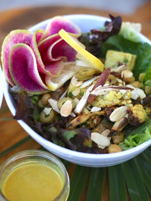 Moroccan Roasted Cauliflower Salad by Palm Springs chef Tanya Petrovna