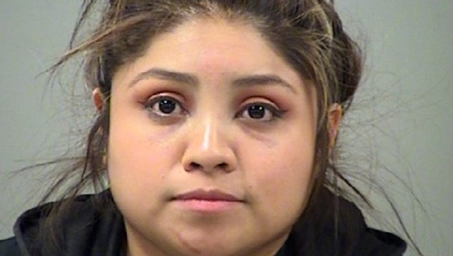 Star Perez, 27, is charged with attacking her husband with a knife.
