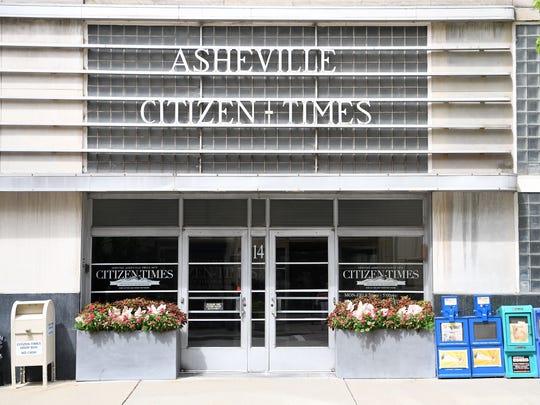 The Asheville Citizen Times building at 14 O Henry