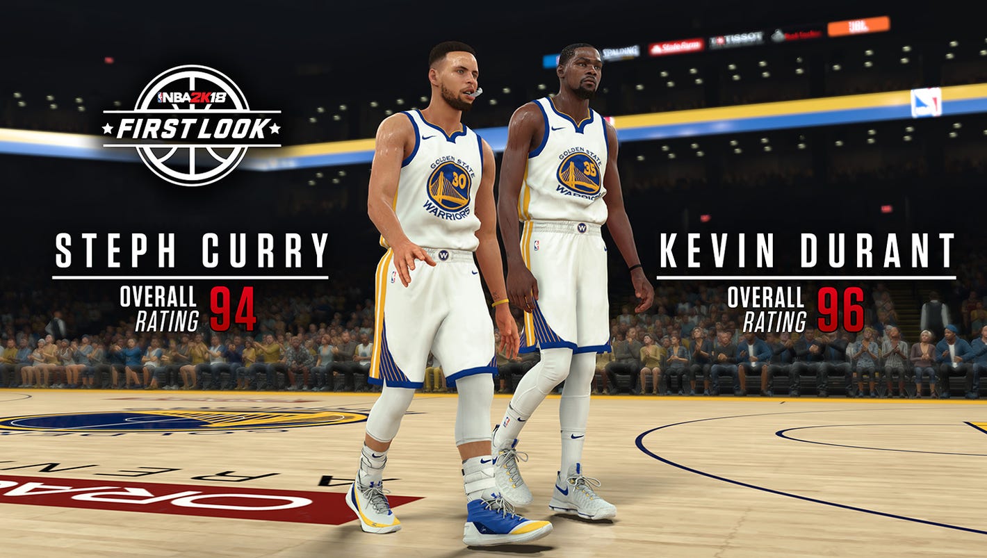 NBA 2K18 releases ratings for top-10 players at each position