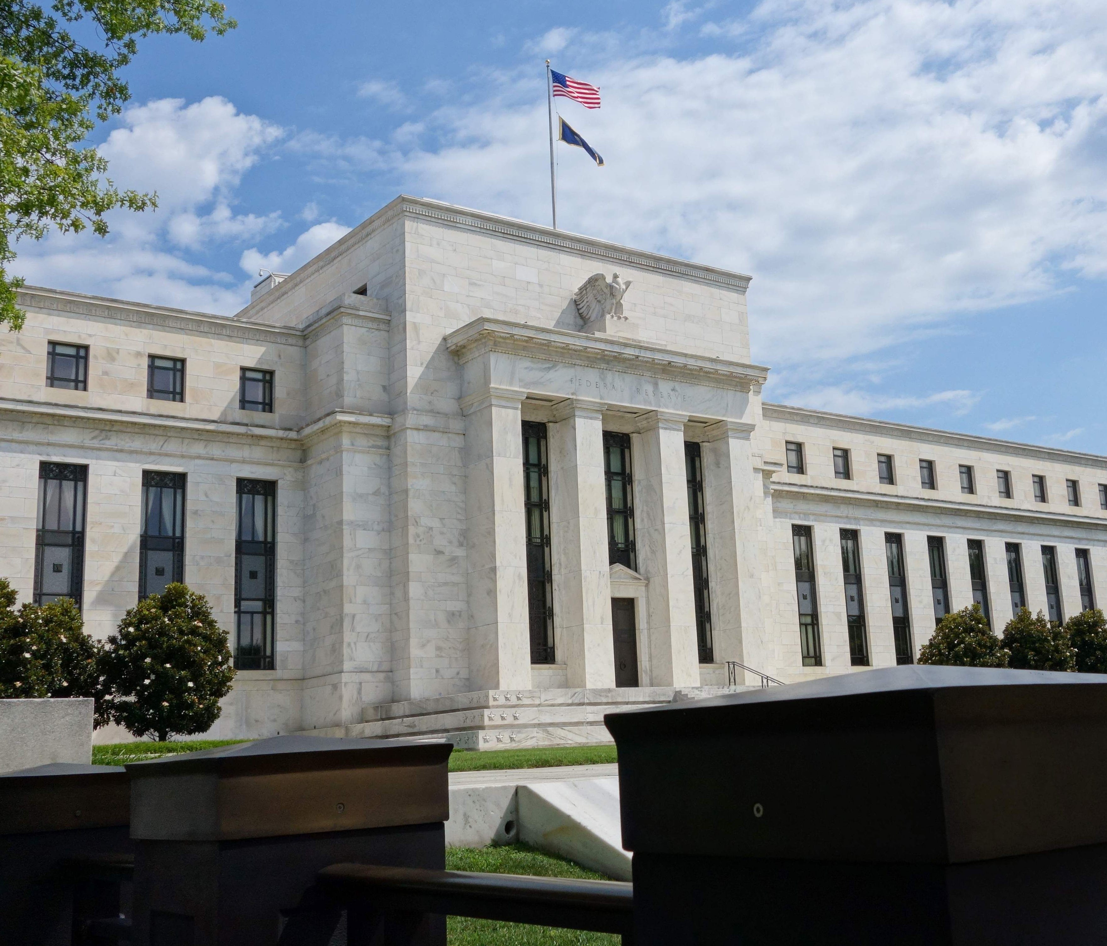 The U.S. Federal Reserve building  in Washington, DC.