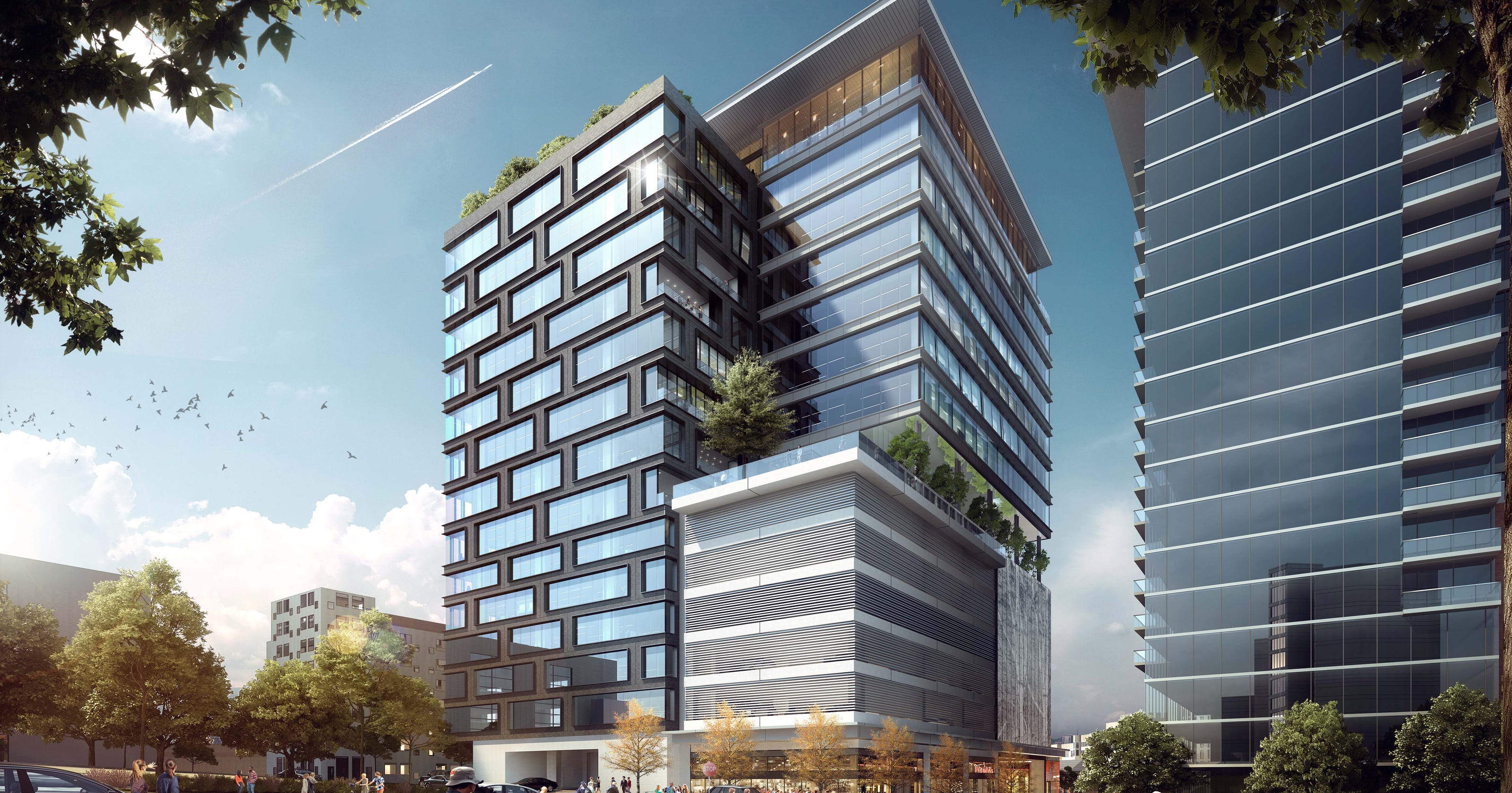 Moore Building renderings for Midtown property show 15story office tower