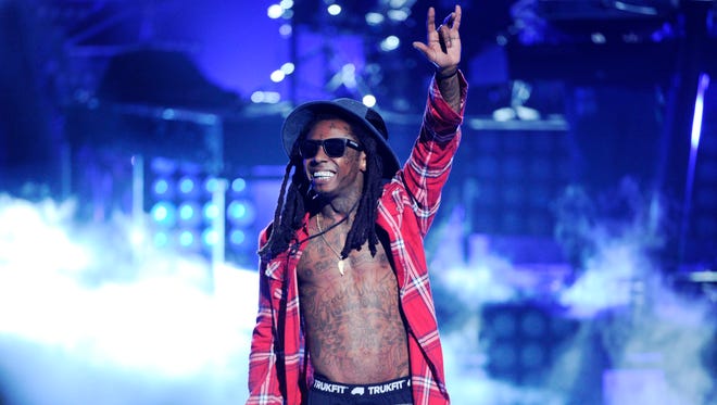 Lil Wayne performs at the BET Awards June 29, 2014, at the Nokia Theatre in Los Angeles.