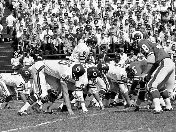Nashville Then 1965 Bears vs. Rams in preseason game at Vandy