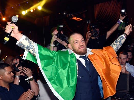 Conor McGregor attends his after fight party and his