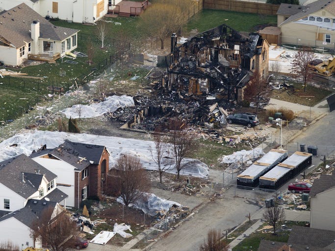 Richmond Hill explosion in photos