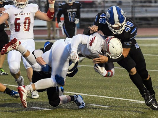 State Ranked Harper Creek Olivet Highlight E 10 Football Poll
