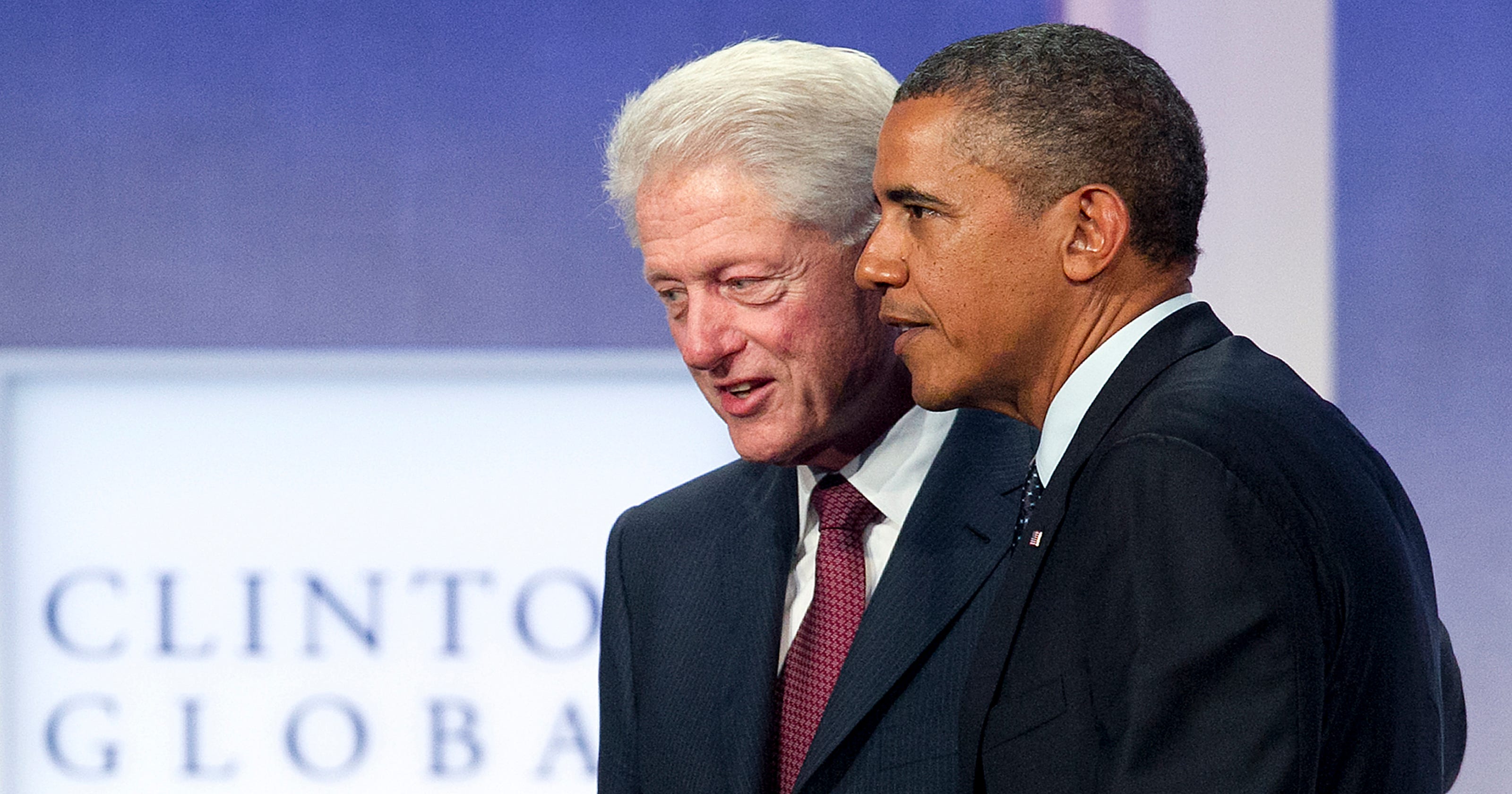 Bill clinton and barack obama over the years