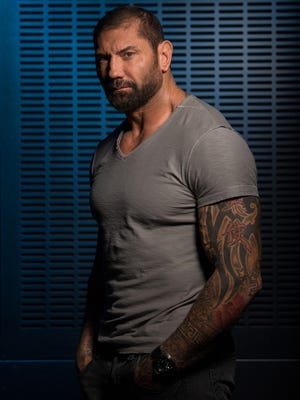 Dave Bautista, the wrestler-turned-actor who plays Drax the Destroyer in "Guardians of the Galaxy."
