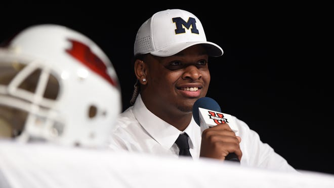 Here's a look at Michigan's 2017 football recruiting class, starting with Aubrey Solomon, a five-star defensive tackle from Lee County (Ga.) Leesburg.