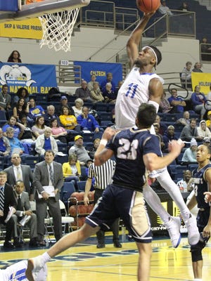 Angelo State University's Brandon Williams (11) had 17 points in Thursday's win against Midwestern State.