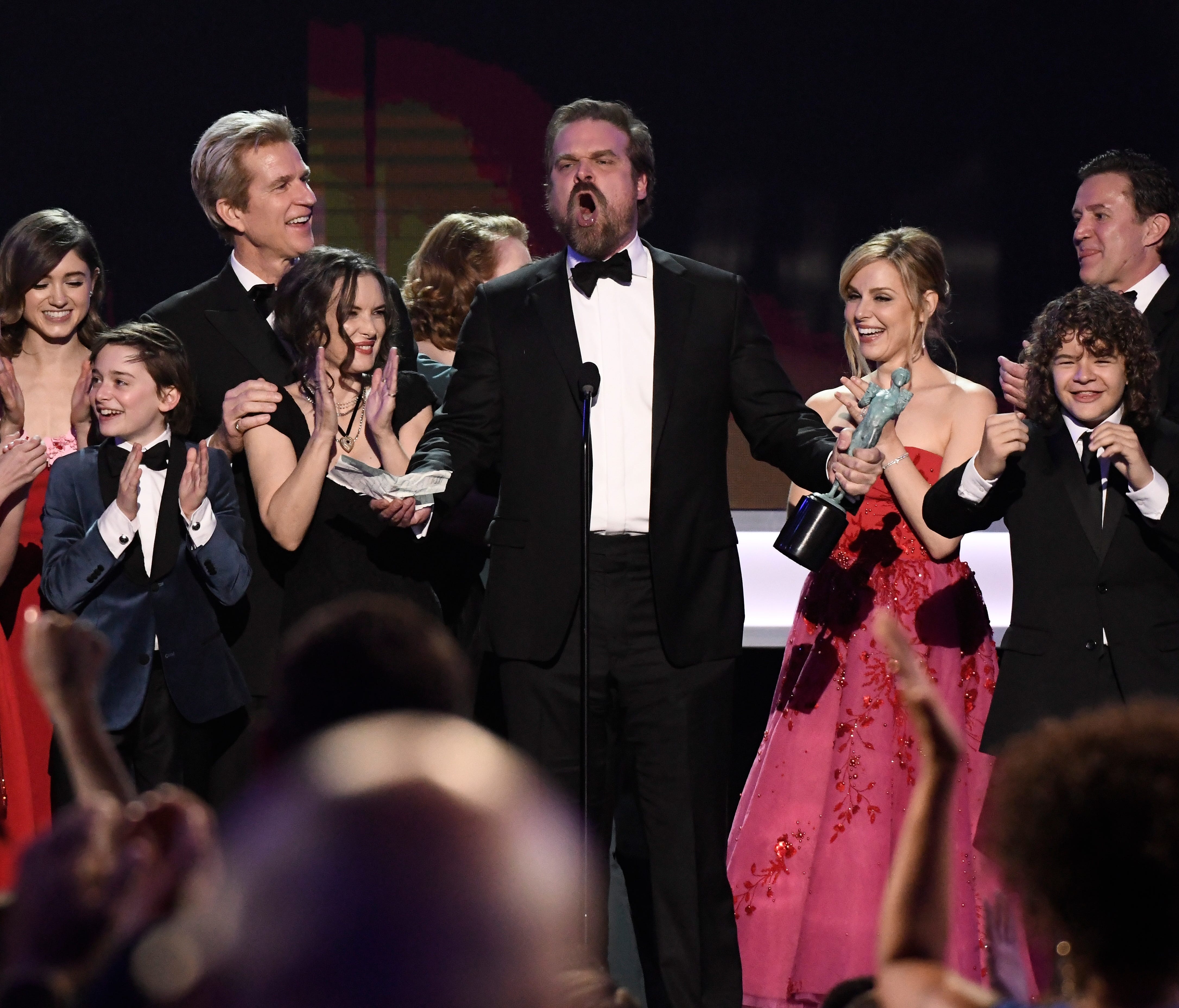 David Harbour at peak fervor.