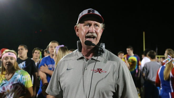 FILE – Roncalli coach Bruce Scifres has the Rebels 5-0 for the first time since 2004.
