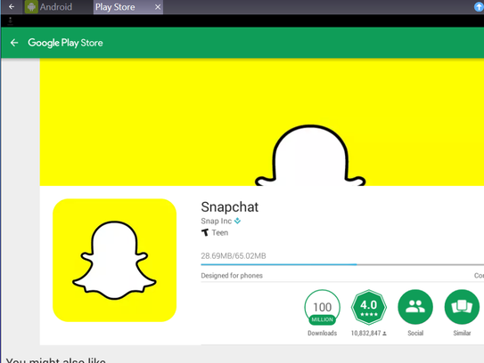 snapchat online download pc