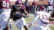 Mississippi State running back Aeris Williams carries