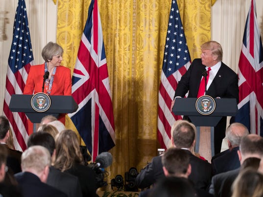 Trump, UK prime minister emphasize ‘special relationship’ at White House
