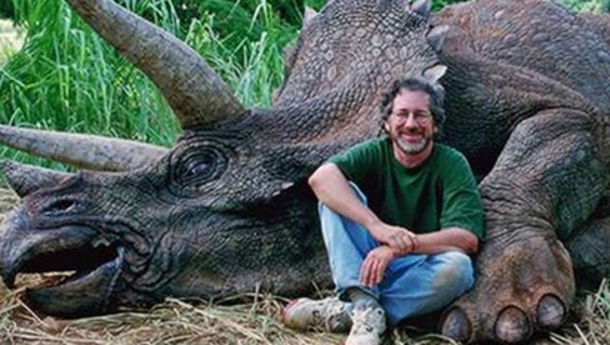 People think Steven Spielberg killed a Triceratops