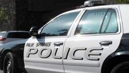 Palm Springs officers arrested a man suspected of burglarizing a home Tuesday.