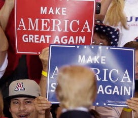 President Trump in Phoenix on Aug. 22, 2017.