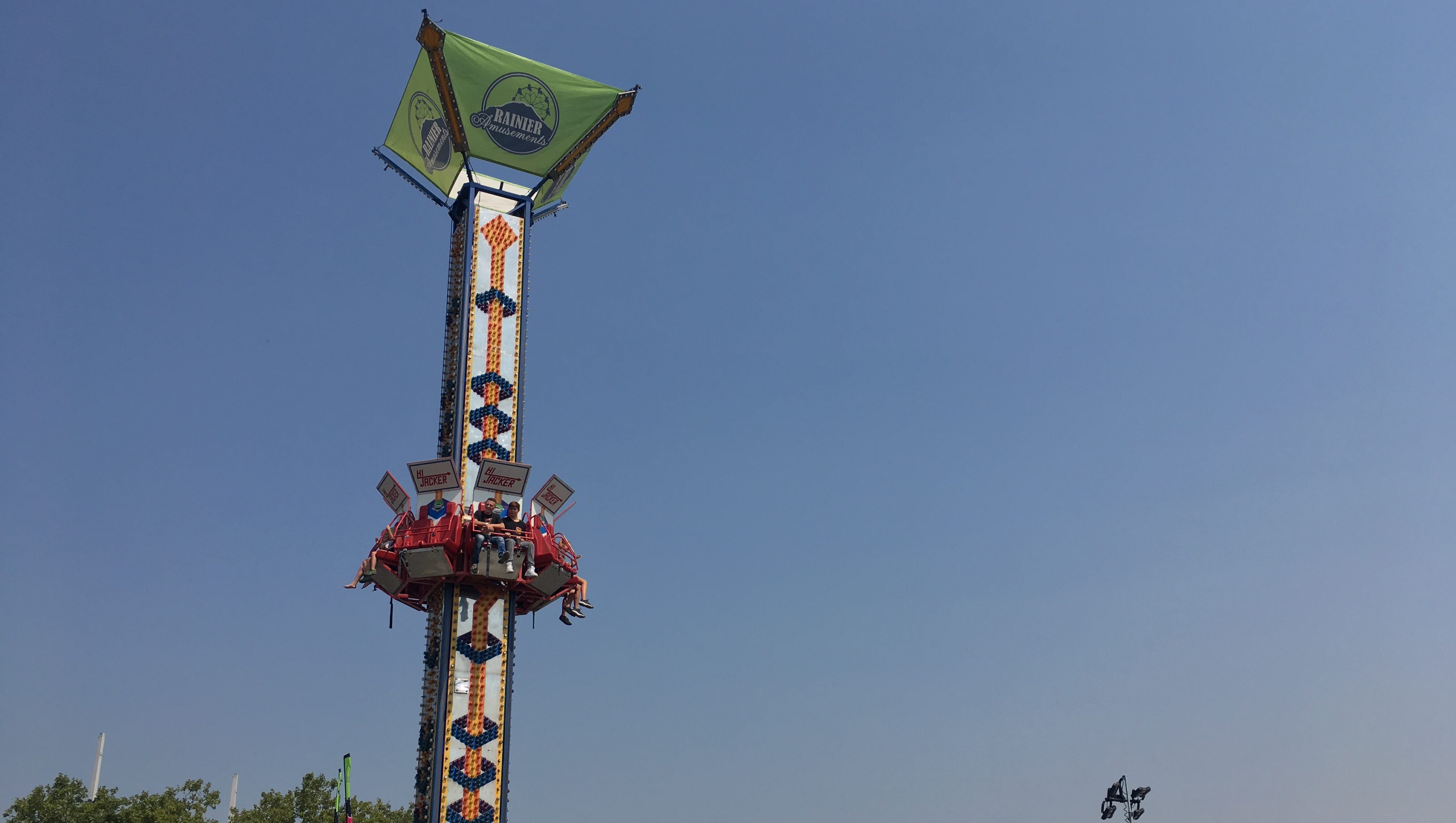 Rides of the Oregon State Fair carnival