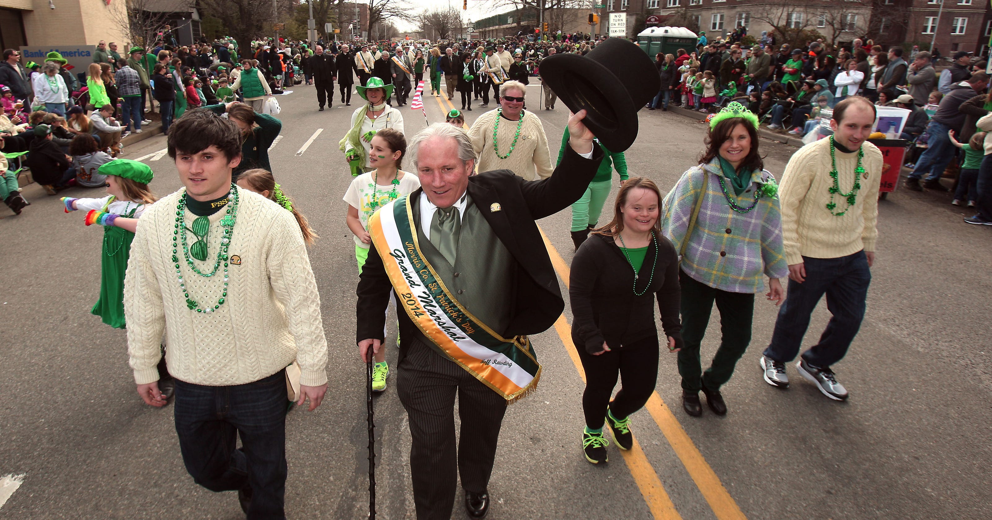 St. Patrick's Day Parade line of march